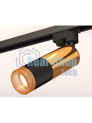 Светильник Ambrella light XT6302071 SBK/PYG/CF черный песок/золото желтое полированное/кофе MR16 GU5.3