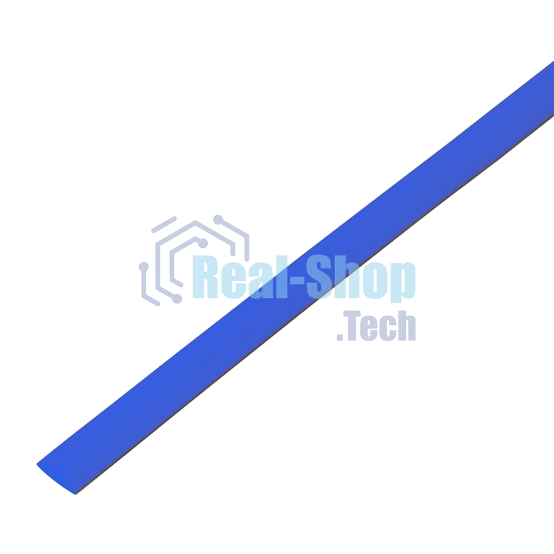 Термоусадочная трубка PROconnect 6,0/3,0 мм, синяя, упаковка 50 шт. по 1 м