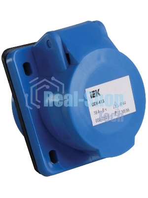Розетка СП 16А 220В 2P+E ССИ-413 IP44 IEK PSR41-016-3