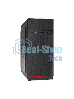 Компьютерный корпус Miditower ExeGate AA-442U2-AA450 (ATX, AA450 8 см, 1хUSB+2хUSB 3.0, аудио, черный)
