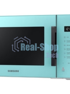 Микроволновая печь Samsung MS23T5018AN/BW голубой, 23 л, 800 Вт, переключатели - сенсор