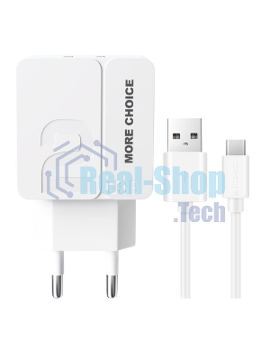 Сетевое зарядное устройство MORE CHOICE (4620202553492) NC67a СЗУ 1Type-C 3.0A PD 20W, черный