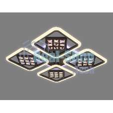 Светильник Ambrella light FA287/4 CF/TI кофе/янтарь 116W 750*750*80 (ПДУ РАДИО 2.4G)