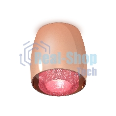 Светильник Ambrella Light XS1144011 PPG/PI золото розовое полированное/розовый MR16 GU5.3 (C1144, N7193)