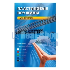 Пружины для переплета пластиковые Office Kit d=12 мм 71-90 лист A4 белый (100 шт) BP2031