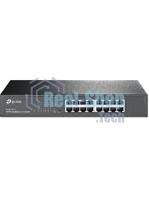 Коммутатор сетевой TP-Link SMB TL-SG1016DE 16-Port Gigabit Easy Smart Switch, 16 10/100/1000Mbps RJ45 ports, MTU/Port/Tag-based VLAN, QoS, IGMP Snooping
