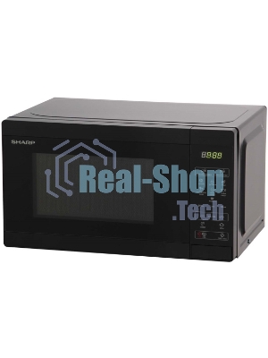 Микроволновая печь Sharp R-2800RK черный, 20 л, 800 Вт, переключатели - сенсор