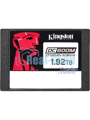 Накопитель SSD Kingston DC600M, 1920Gb, SATA III, 2.5