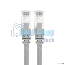 Патч-корд S/FTP Rexant кат.6A (10G), RJ45-RJ45, неэкранированный, 28AWG, LSZH, серый, 10 м