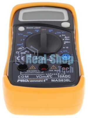 Универсальный мультиметр PROconnect MAS838L (DT858L)