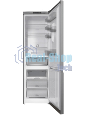 Холодильник Hotpoint HT 5200 C S серебристый двухкамерный 240/83л морозилка снизу, No Frost