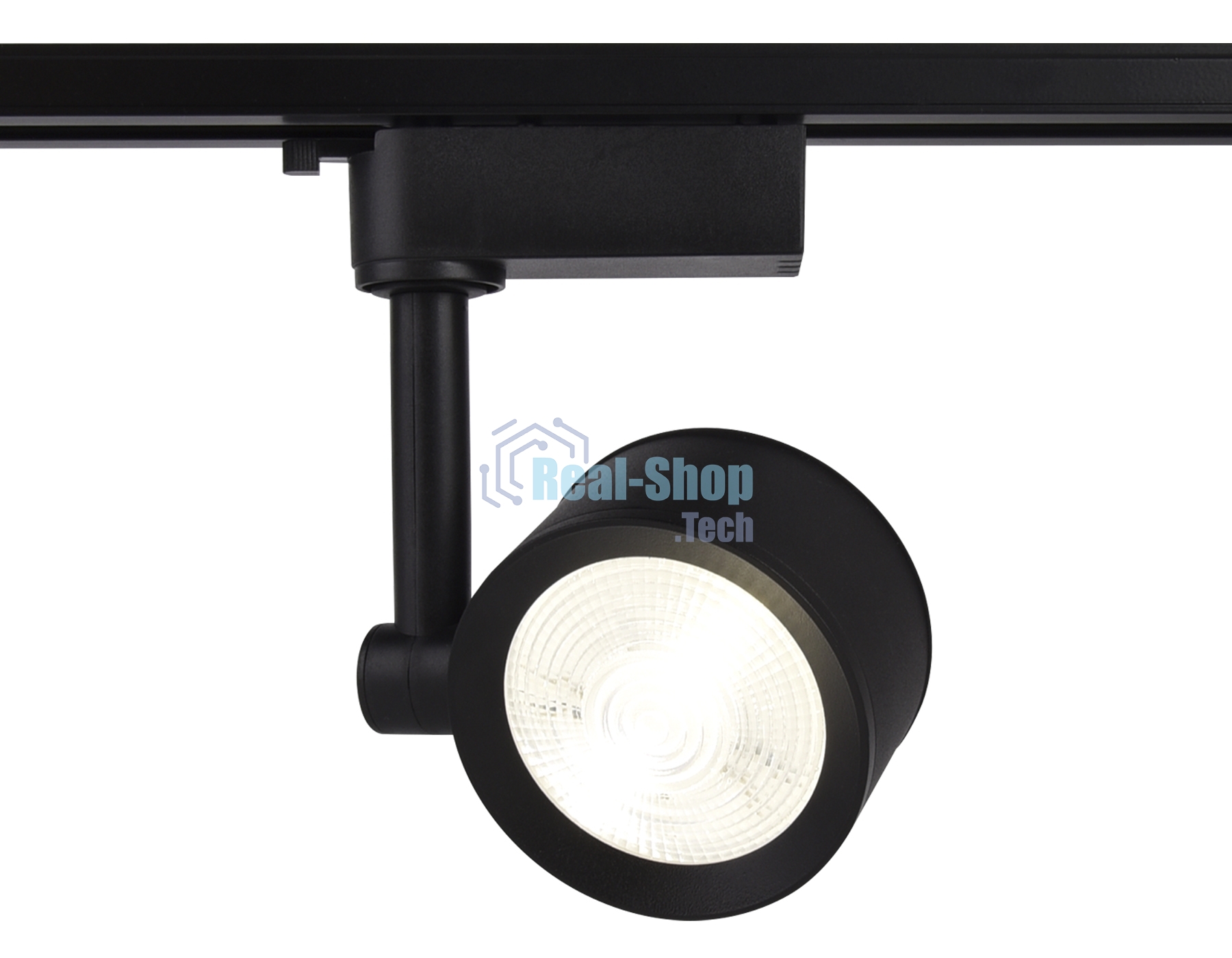 Трековый однофазный светодиодный светильник Ambrella light GL6391 BK черный LED 7W 4200K 24°