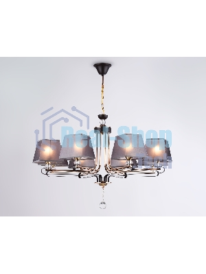 Светильник Ambrella light TR4618/8 CF/FGD кофе/золото E27/8 max 40W D760*810