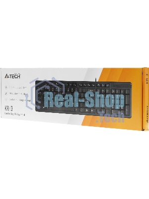 Клавиатура проводная A4Tech KR-3, USB, черный