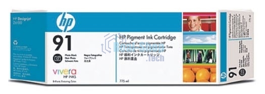 Картридж струйный HP №91 C9465A фото черный для HP DJ Z6100 (775мл)