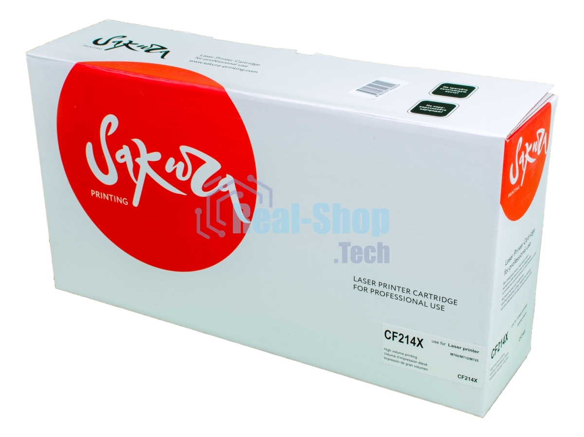 Картридж лазерный Sakura CF214X для HP Laserjet Enterprise 700 M712n/dn/M725, черный 17500 к.