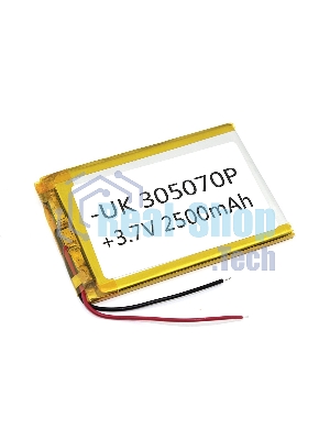Аккумулятор Li-Pol (батарея) 3*50*70мм 2pin 3.7V/2500mAh