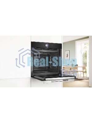 Встраиваемый духовой шкаф электрический Bosch HBG7764B1 черный