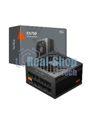 Блок питания ПК/Power Supply PCCooler, 750W 80 PLUS Gold (ATX, 3.1, Full modular, 1x24(20+4)pin, 2xCPU 8(4+4)pin, 2xPCIe*2 8(6+2)pin, 1x12VHPWR, 7xSATA*3, 2xMOLEX4pin, Active, 120x120мм, 140x150x86mm, APFC, OVP/UVP/SCP/OPP/OCP/OTP/SPD, black)