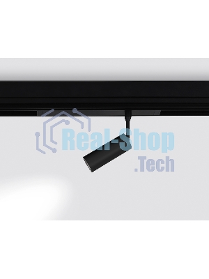 Управляемый светодиодный светильник для шинопровода Magnetic Ambrella light GL1202 BK черный IP20 7W 3000K-6400K 220V 36° D35*80 (Без ПДУ)