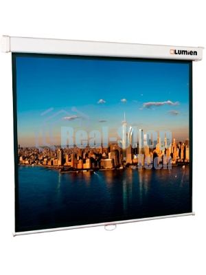 Экран Lumien 207x207см Master Picture LMP-100105 1:1 настенно-потолочный рулонный белый