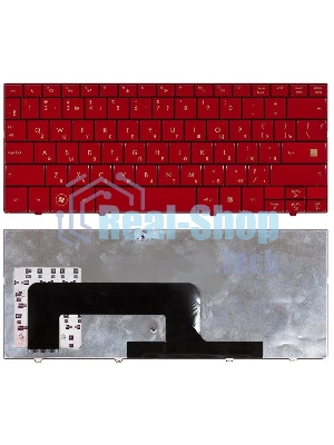 Клавиатура для ноутбука HP mini 700 1000 1100 красная