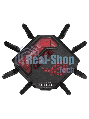 Маршрутизатор ASUS GT-BE19000, черный/красный, 90IG0850-MO9A0V