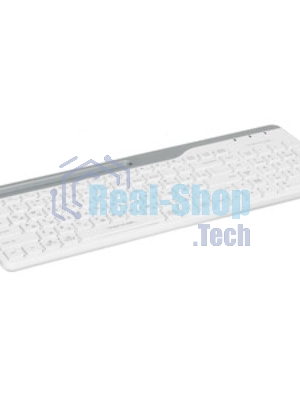 Клавиатура беспроводная A4Tech Fstyler FBK25, USB, Bluetooth/Радиоканал, белый/серый