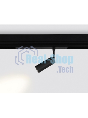 Управляемый светодиодный светильник для шинопровода Magnetic Ambrella light GL1202 BK черный IP20 7W 3000K-6400K 220V 36° D35*80 (Без ПДУ)