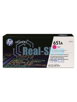 Картридж лазерный HP CE343A 651A пурпурный для LaserJet 700 Color MFP 775 16000 стр.