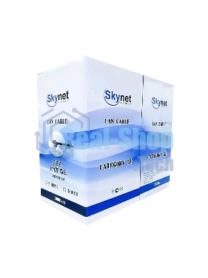Кабель SkyNet Light FTP outdoor 4x2x0,46, медный, FLUKE TEST, кат.5e, однож., 305 м, box, черный