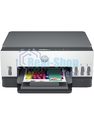 МФУ струйное HP Smart Tank 670, A4, цветной, печ. до 12 стр/мин., 4800x1200 dpi (печ.), 1200x1200 dpi (скан.), Bluetooth, USB Type-A, Wi-Fi