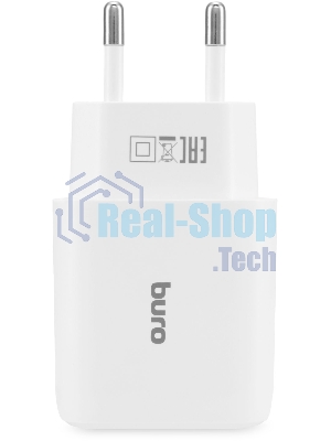 Сетевое зарядное устройство Buro BUWH1 15.5W 3.1A 2xUSB универсальное белый
