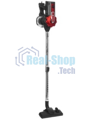 Пылесос вертикальный BRAYER BR4268 серый/красный, питание от сети, 185 Вт, уборка сухая, пылесборник 0,8 л