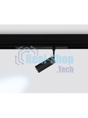 Управляемый светодиодный светильник для шинопровода Magnetic Ambrella light GL1202 BK черный IP20 7W 3000K-6400K 220V 36° D35*80 (Без ПДУ)