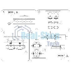 Светильник Ambrella light TN6741/2 WH белый IP44 GX53/2 210*110*57