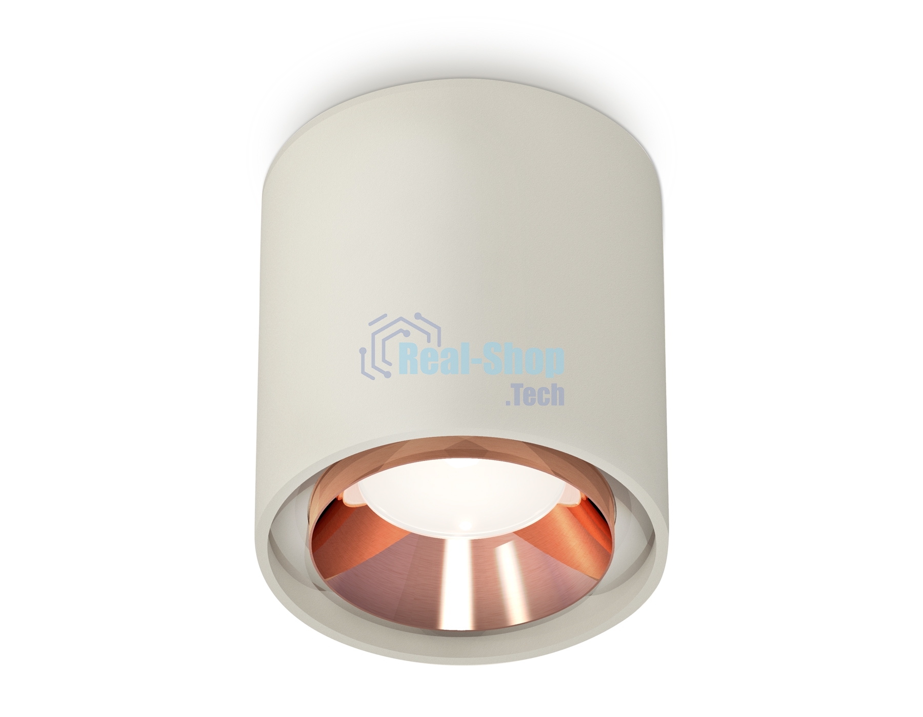 Светильник Ambrella Light XS7724005 SGR/PPG серый песок/золото розовое полированное MR16 GU5.3 (C7724, N7035)