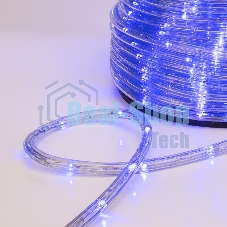 Дюралайт Neon-night LED, свечение с динамикой (3W) - синий, 24 LED/м, бухта 100м