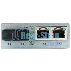 Медиаконвертер OSNOVO OMC-100-21S5b FE, 2*10/100Base-T, 1 оптический порт (SC, tx1550нм/rx1310нм) 100Base-FX, до 20 км