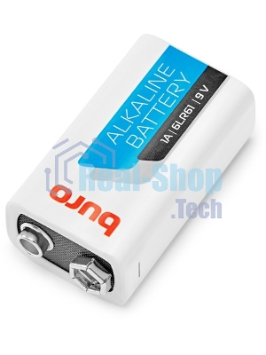 Батарея Buro Alkaline 6LR61 9V (1шт) блистер