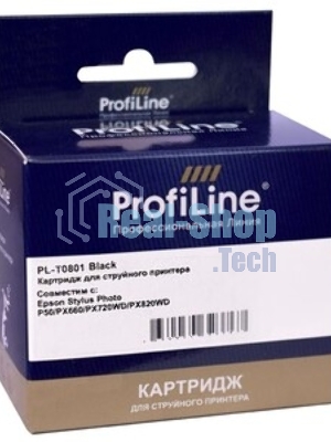 Картридж струйный ProfiLine PL-08014 для принтеров Epson StylusPhoto P50/PX660/PX720WD/PX820WD Black водн