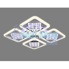 Светильник Ambrella light FA288/4 CH хром 116W 750*750*80 (ПДУ РАДИО 2.4G)