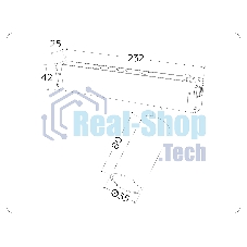 Управляемый светодиодный светильник для шинопровода Magnetic Ambrella light GL1202 BK черный IP20 7W 3000K-6400K 220V 36° D35*80 (Без ПДУ)