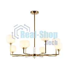 Люстра Ambrella light LH53017/8 BS/FR латунь/белый матовый G9*8 max 40W D830*680