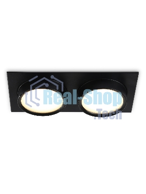 Светильник Ambrella light TN6743/2 BK черный IP44 GX53/2 210*110*57