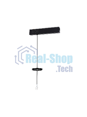 A2660 BK черный крепеж трековый подвесной для корпуса DIY D85mm 240*42*25 H1500