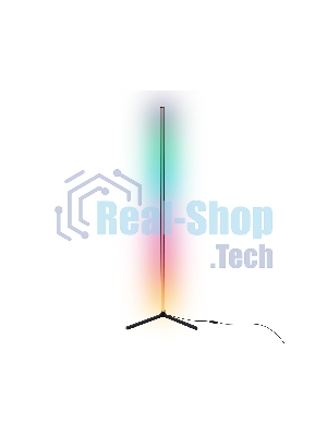 Светильник Ambrella light FL8027 BK черный LED 20W RGB D32*1650 (ПДУ РАДИО 2.4G)
