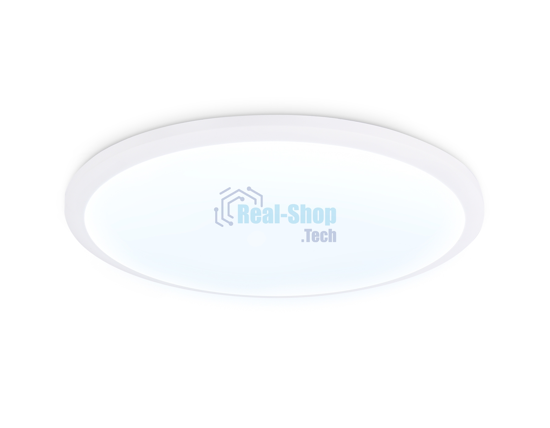 Потолочный светодиодный светильник Ambrella light FZ1231 WH белый IP44 42W 6400К D370*55 (Без ПДУ)