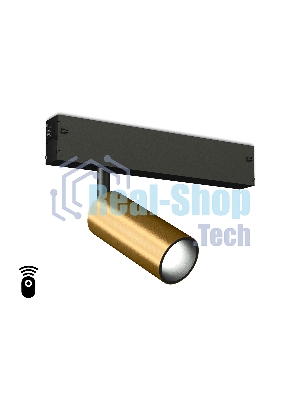 Управляемый светодиодный светильник для шинопровода Magnetic Ambrella light GL1203 GD золото IP20 7W 3000K-6400K 220V 36° D35*80 (Без ПДУ)