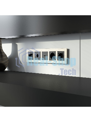 Рамка на 5 постов  AluMax (шампань) W0053511